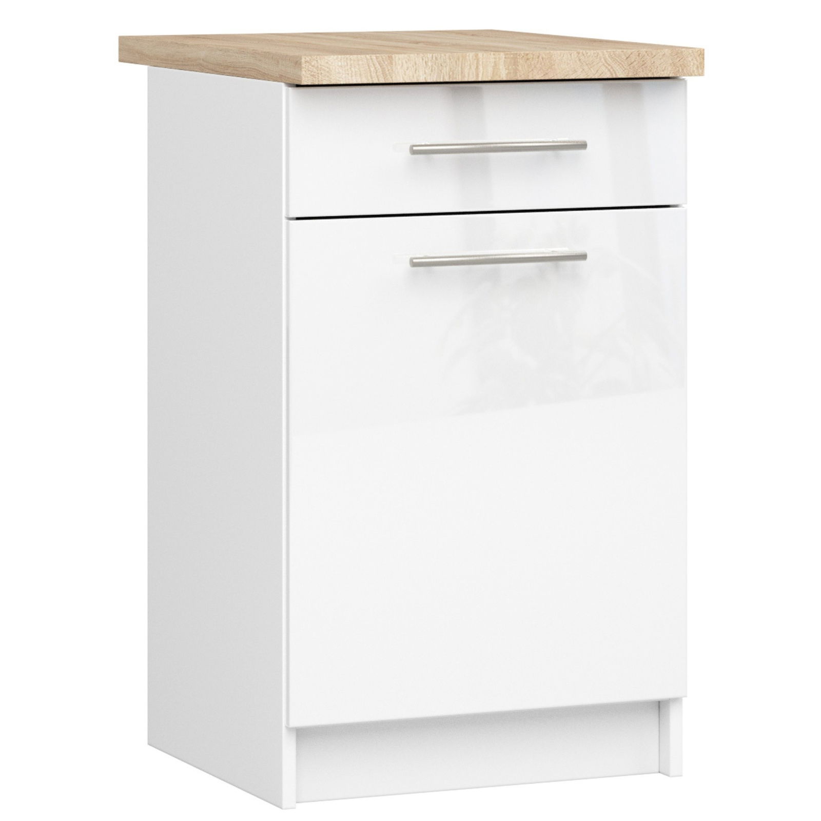 Virtuvės spintelė OLIVIA S 50 cm, balta