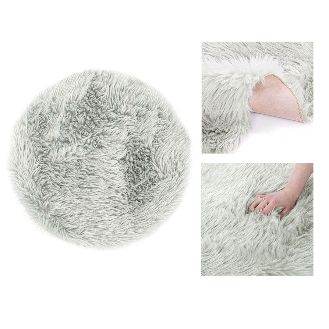 Kilimas AmeliaHome Dokka, 90 x 90 cm, pilka