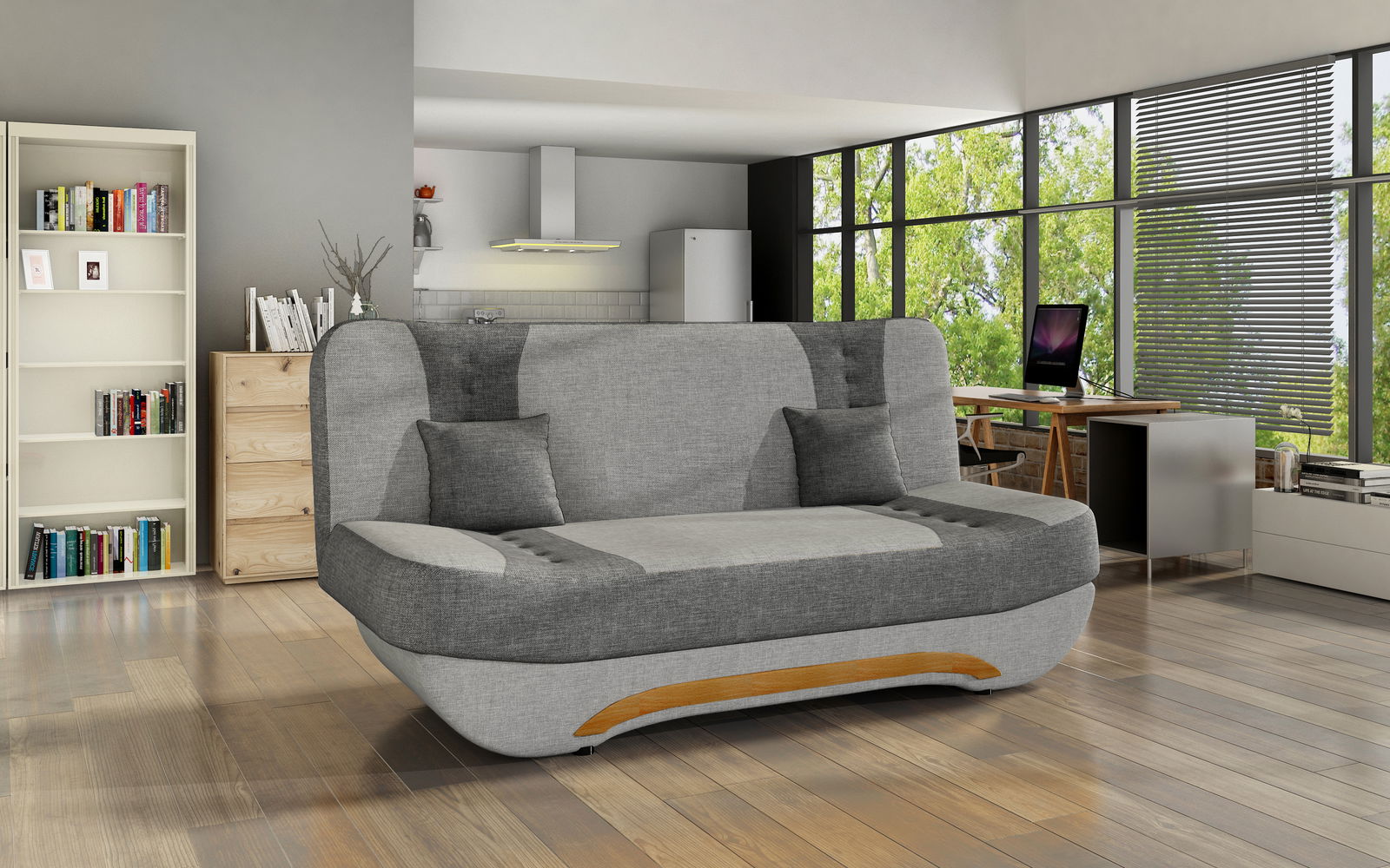 Sofa Ewa II, pilka