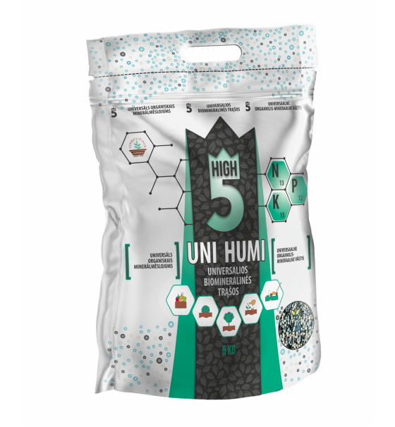 Universalios trąšos HIGH 5, biomineralinės, 5 kg