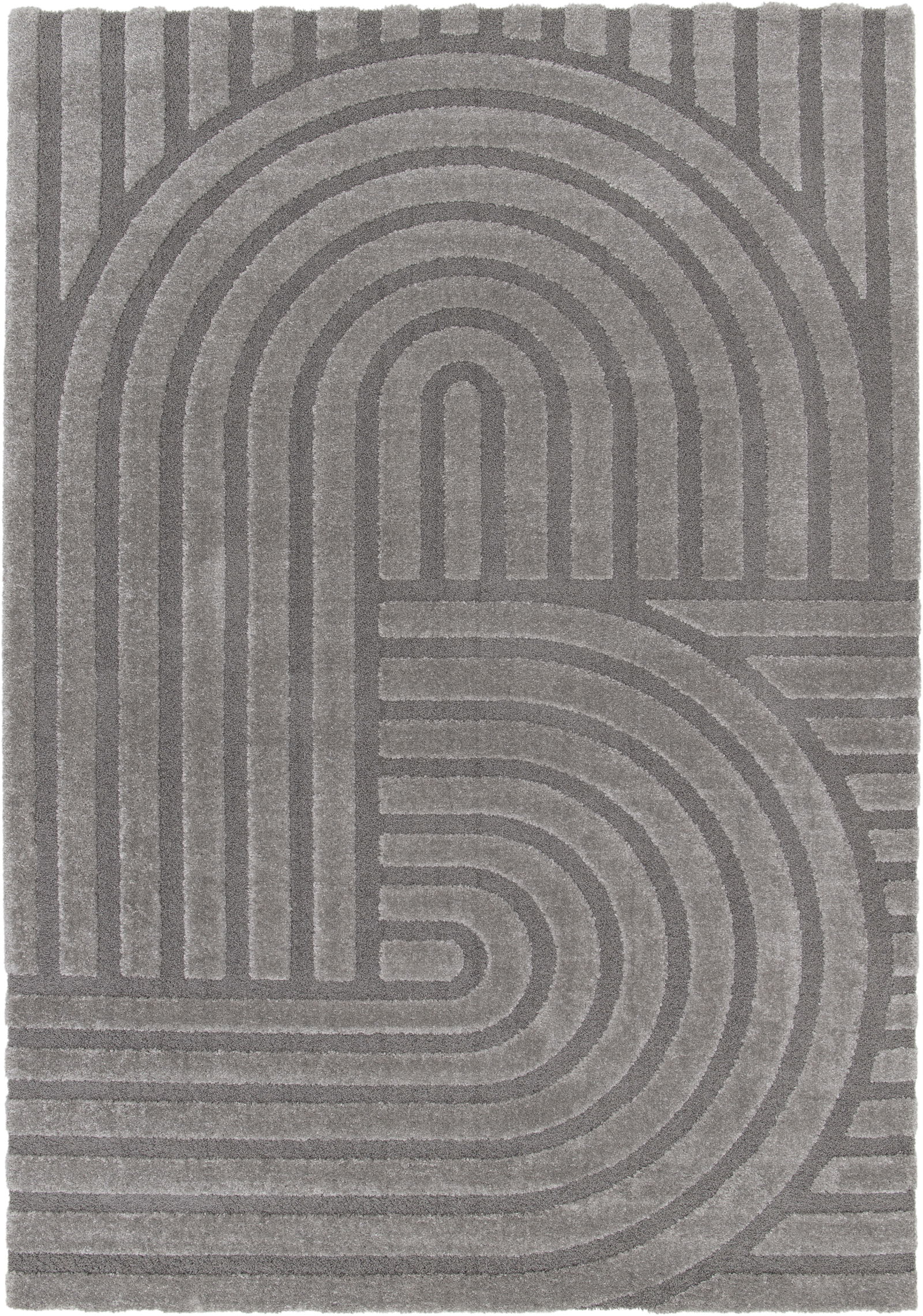 Kilimas COCOON, 230 x 160 cm, pilkas, 60% polipropileno, 40% poliestero