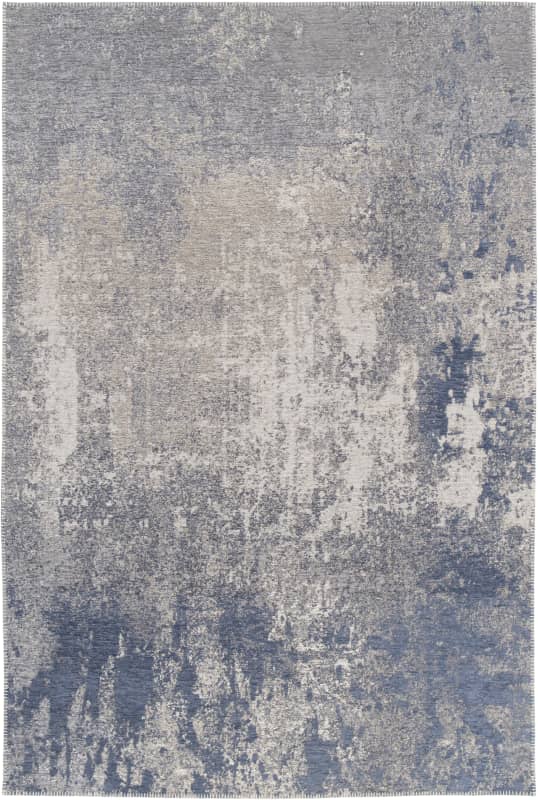 Kilimas CHLOE, 290 x 200 cm, mėlynas, 100% perdirbto poliesterio
