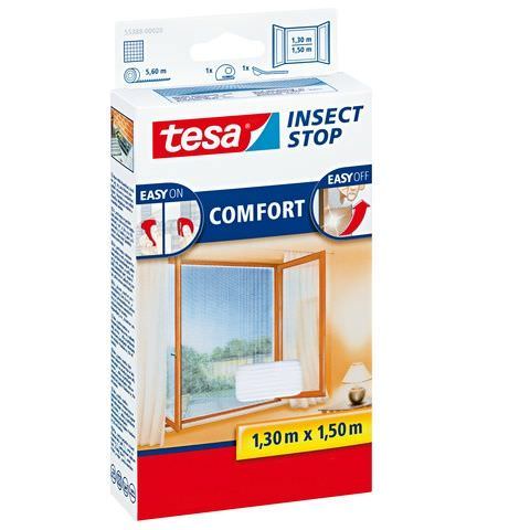 Apsauginis langų tinklelis COMFORT, baltos sp., 130 x 150 cm
