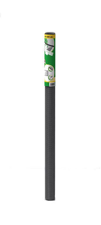 Apsauginis langų tinklelis, aliumininis, pilkos sp., 120 x 60 cm