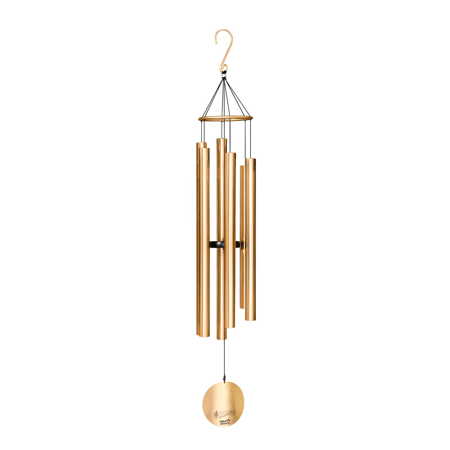 Vėjo varpeliai NATURE'S MELODY H116 cm, aukso