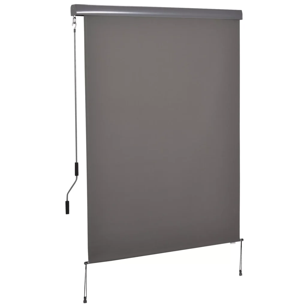 Vertikali markizė, lauko roletas - pilka, 140x250cm