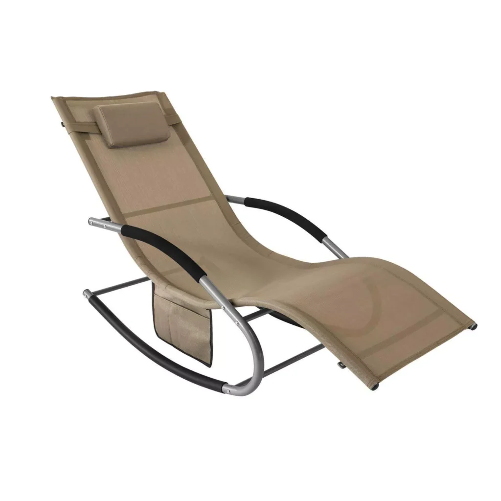 Supamasis krėslas Lounge chair Lauko baldai Išbandyta 150 kg OGS28-BR