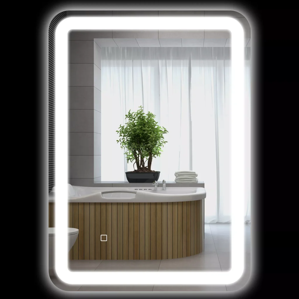 Vonios veidrodis su LED 50 x 70 cm, IP44