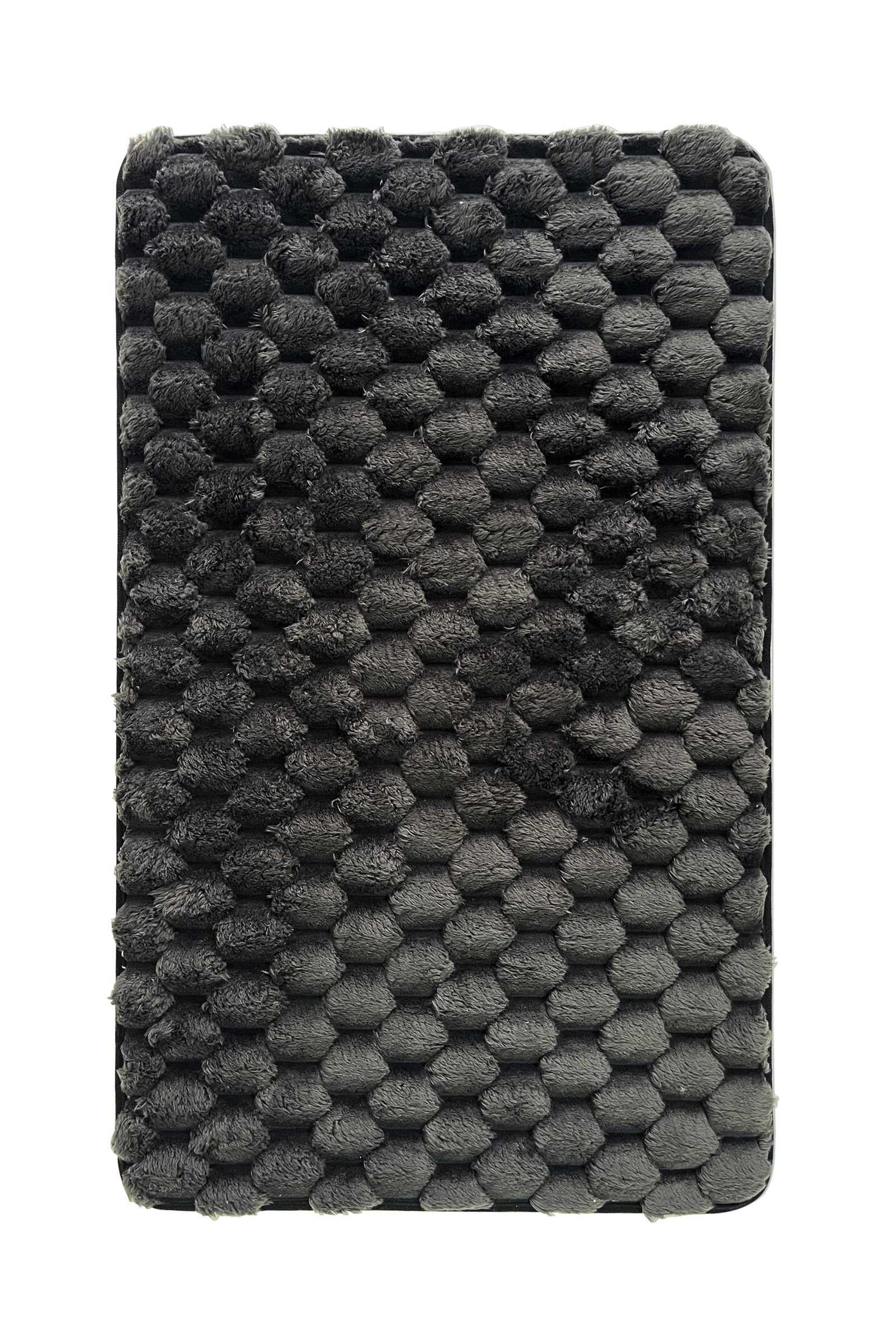 Vonios kilimėlis BENEDOMO FOAM KORIUKAI, t. pilkos sp., poliester., 50 x 80 cm