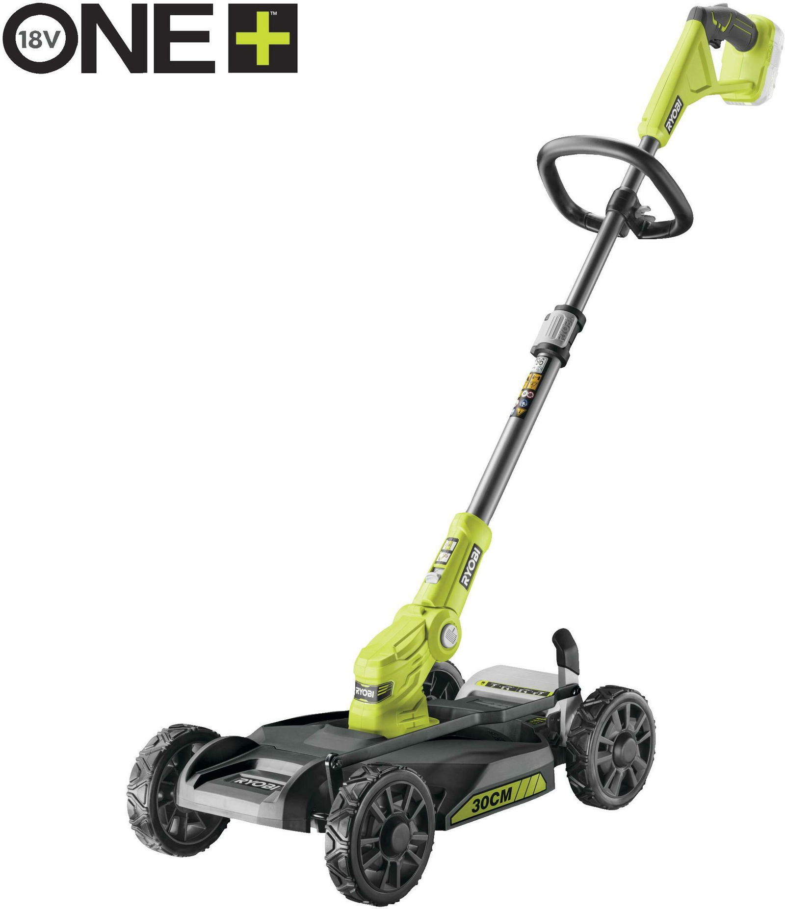 Akumuliatorinė vejapjovė - trimeris RYOBI RY18LMC30A-0, 18 V (be akum. ir krov.)