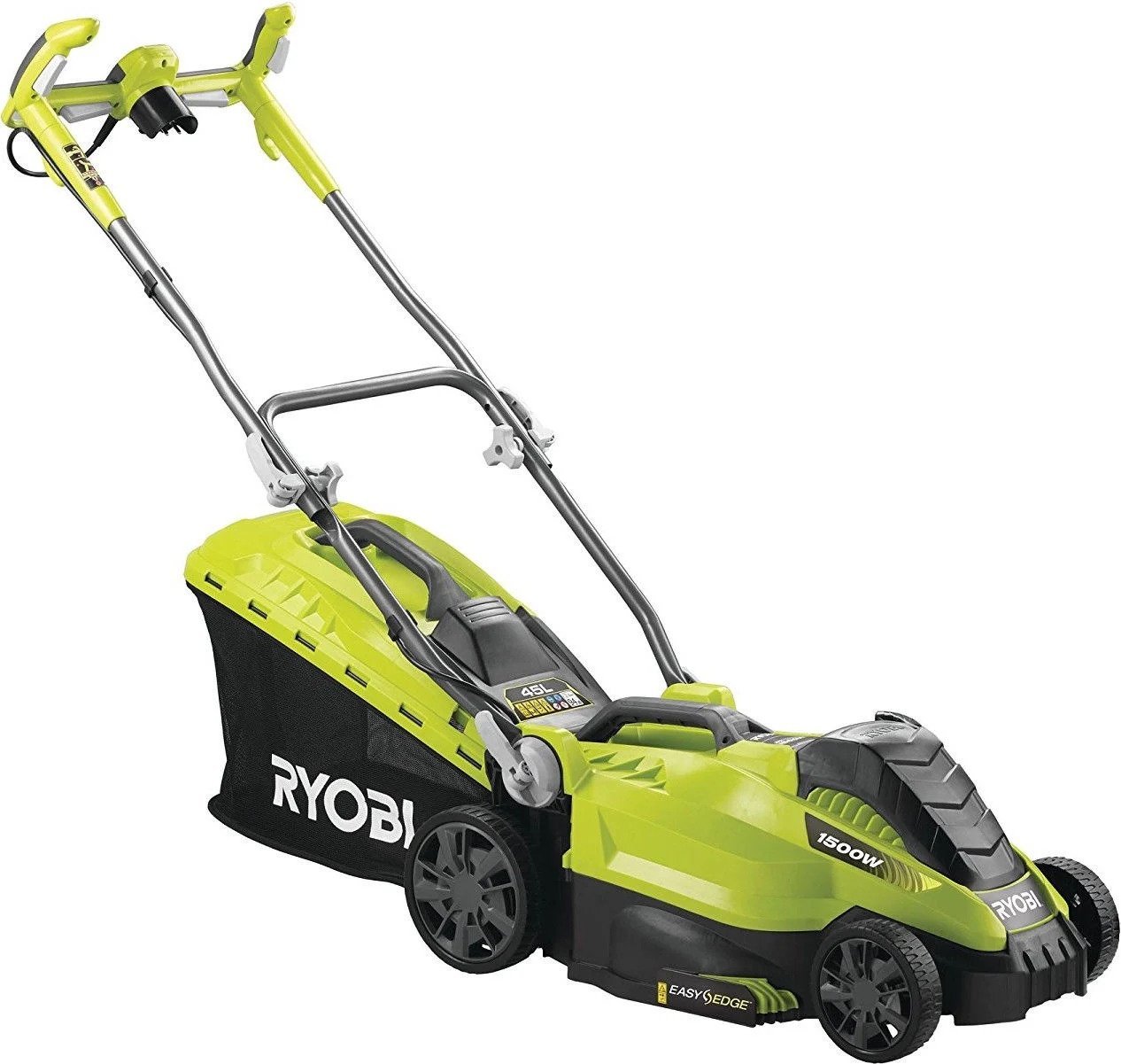 Elektrinė vejapjovė RYOBI RLM15E36H, 1500 W, 37 cm, 45 l