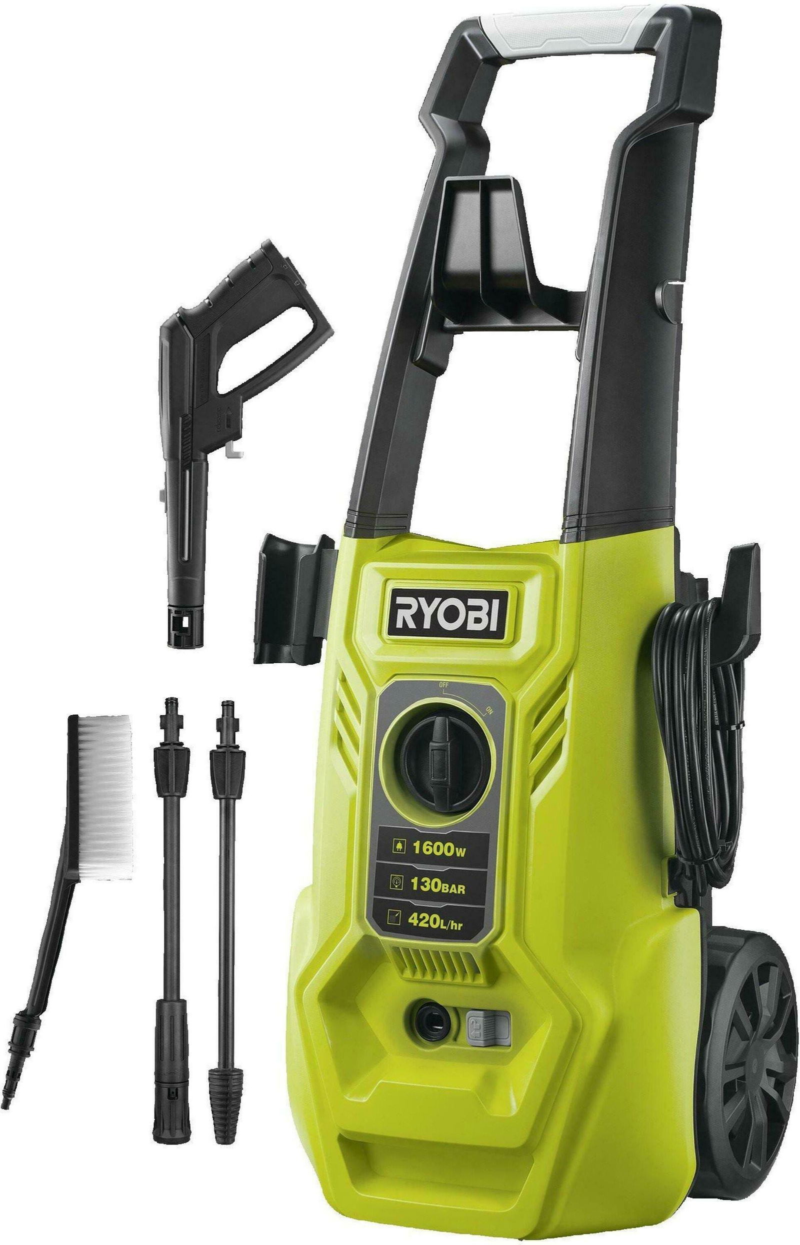 Aukšto slėgio plovykla RYOBI RY130PWA, 130 bar, 1600 W