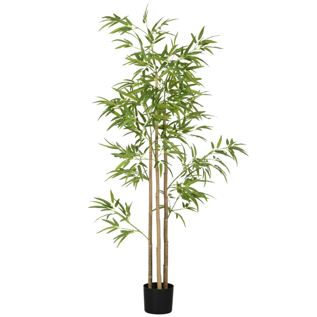 Dirbtinis Bambukas 180 cm | Dirbtinis Augalas su 830 Lapais, Kambarinis Augalas, Dirbtinis Medis, Augalų Dekoracija Patalpoms, Žalias
