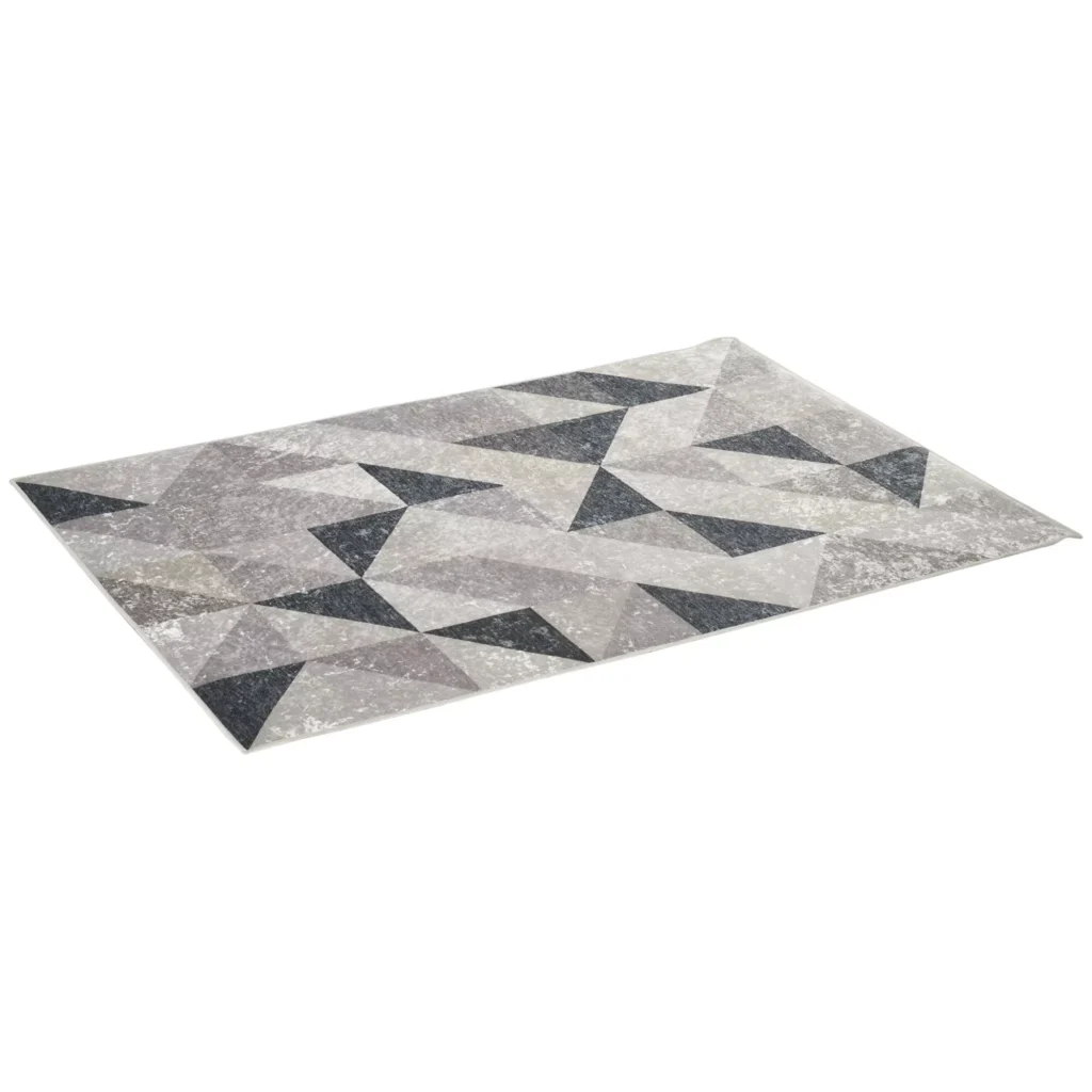 Modernus kilimas 170 x 120 cm su geometrinėmis figūromis