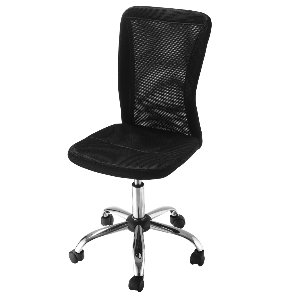 Ergonomiška biuro kėdė, keliamoji galia iki 100 kg - juoda