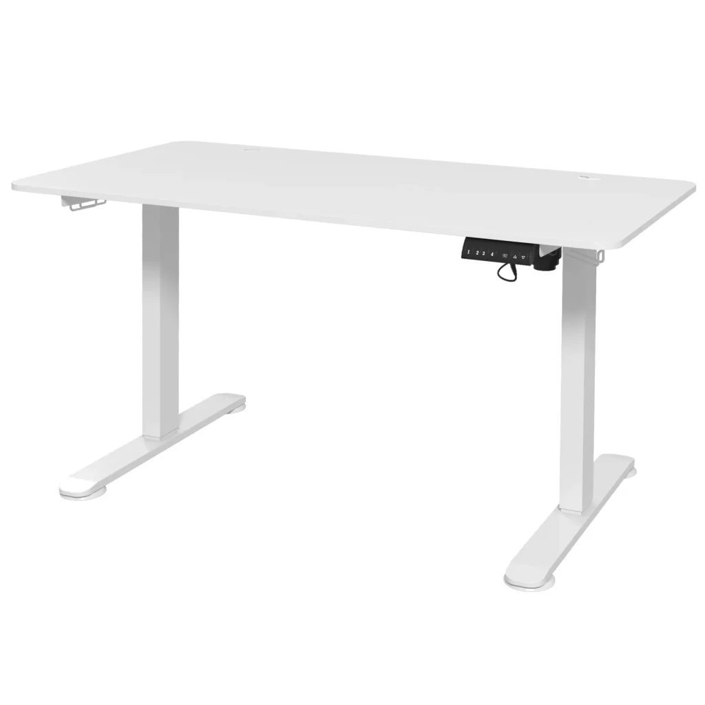 Elektrinis reguliuojamo aukščio rašomasis stalas 140x70 cm