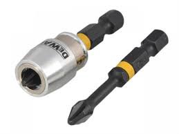Dewalt Torque screw tips TORSION PH2 2pcs + handle (DT70536T)