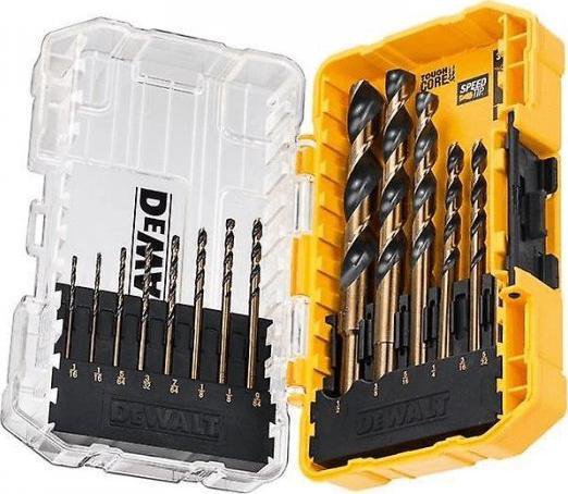 Drill Dewalt Set of drills for metal 14 pieces blackgold