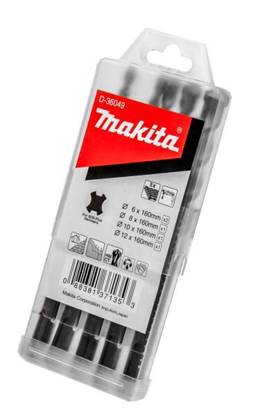 Drill Makita SDS+ 10 12 6 8mm set (D-36049 )