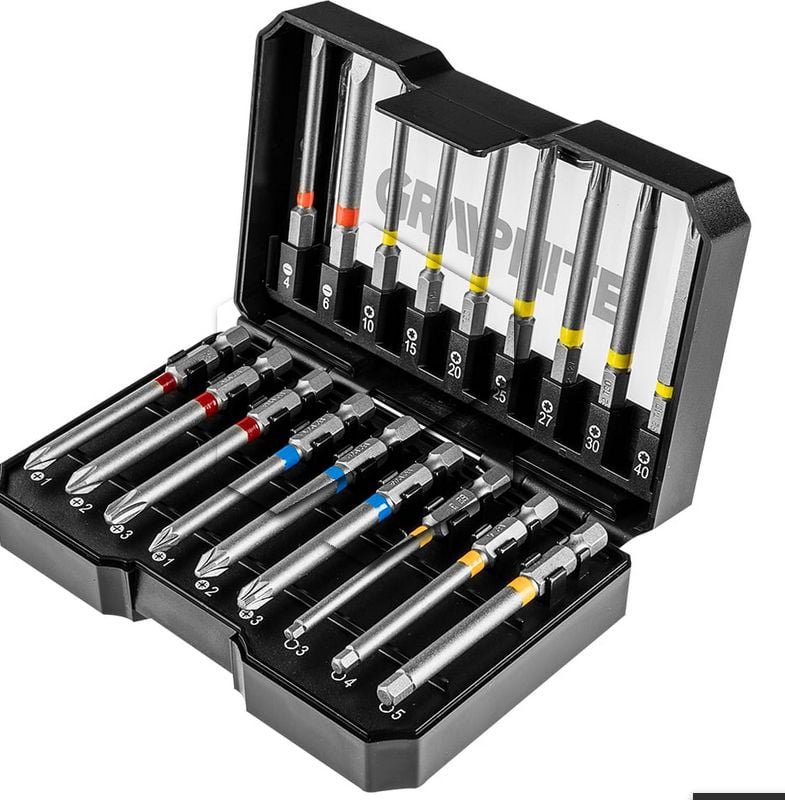 Graphite Set of bits set of 18 pieces (56H606)