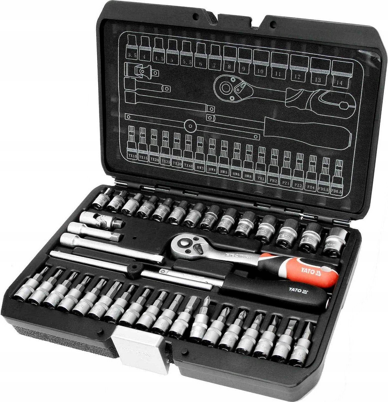 Tool set Yato 38 el. (YT-14471)