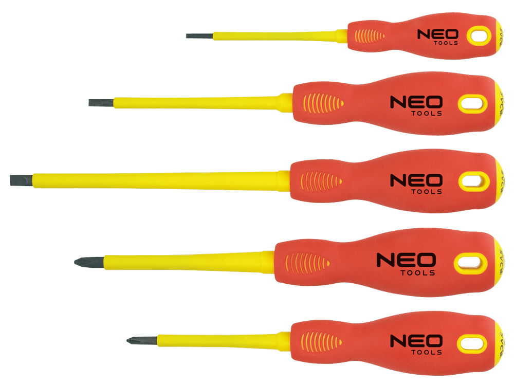 Neo Insulated screwdrivers 1000V 5pcs (04-220)