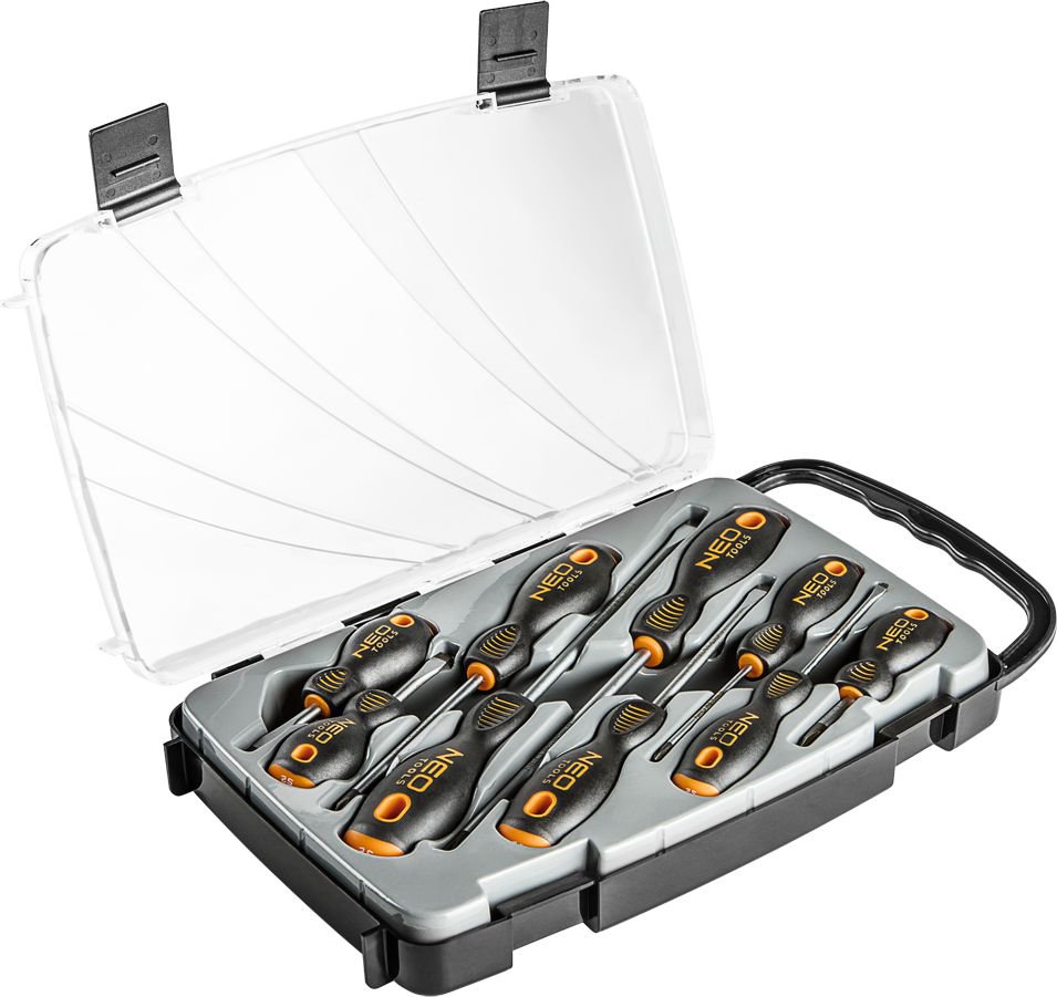 Neo Set of 9piece screwdrivers (04-208)