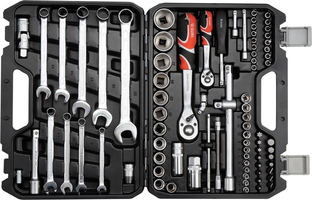 Wrench set YATO 82pcs 1/2"/1/4" 12691