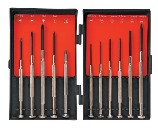 Top Tools Precision screwdrivers set 11pieces (39D194)