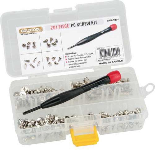 InLine Screw set with screwdriver (77785)
