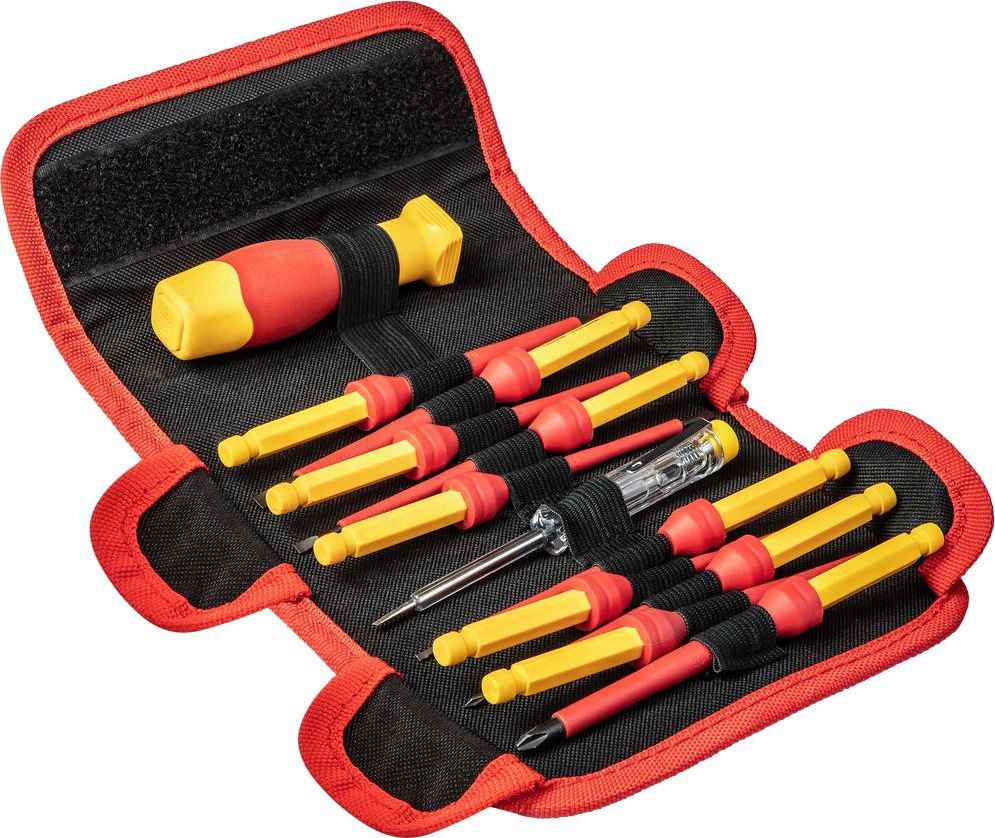 Neo Screwdrivers with 1000V holder 12 pcs (01-308)