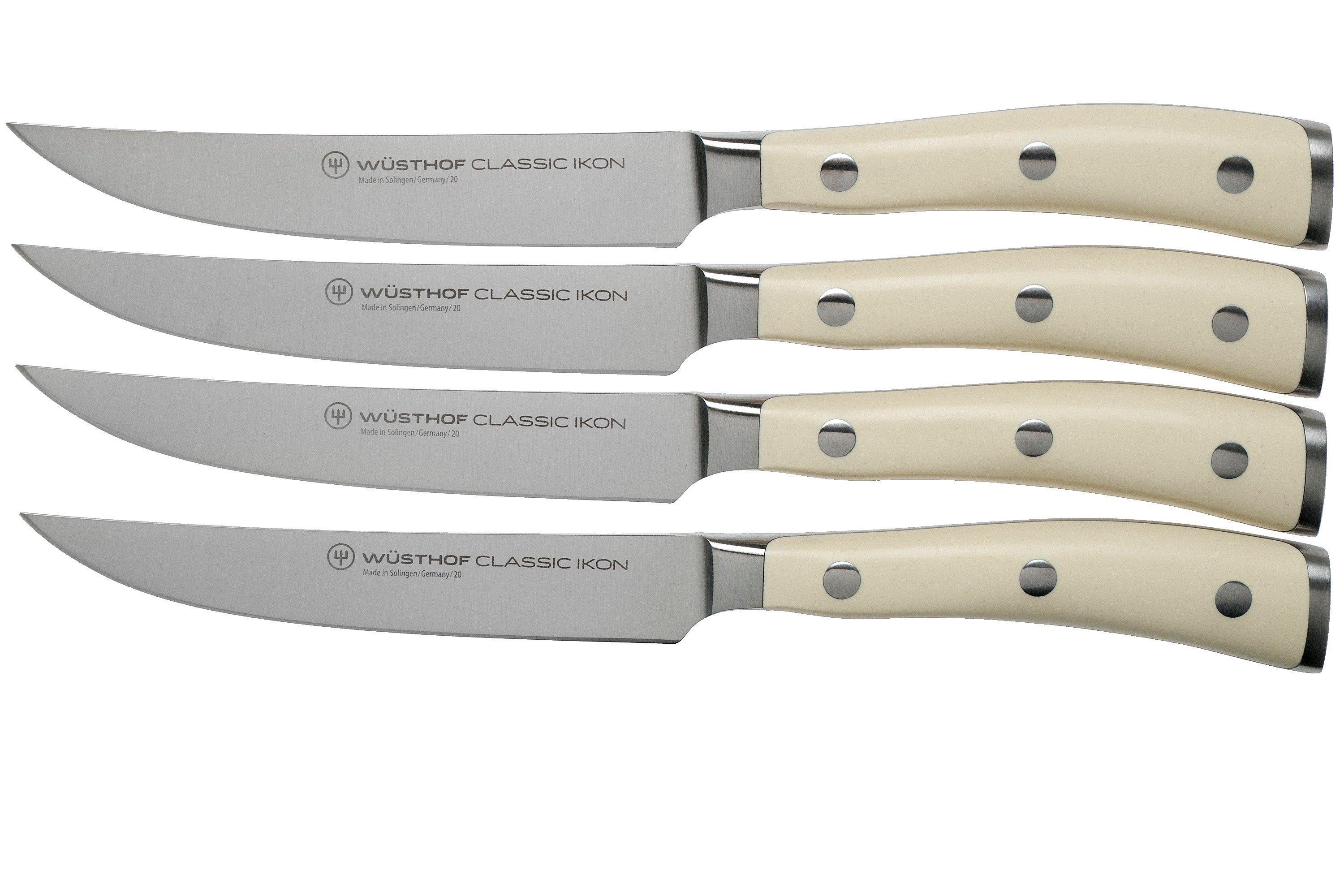 WUSTHOF Classic Ikon Creme steiko peilių rinkinys, 4vnt.