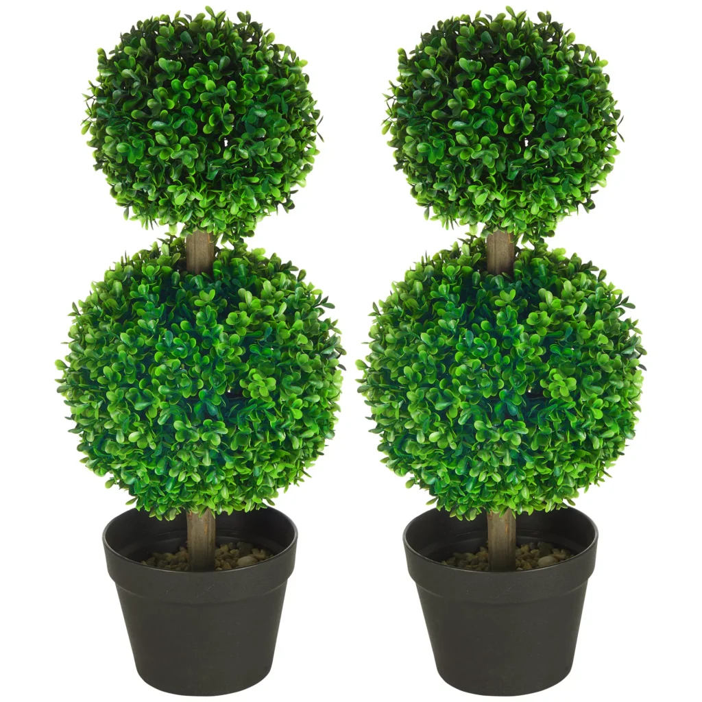 Dirbtinis augalas 2 vnt., 60 cm - Buksmedis