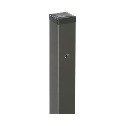 Vartų stulpas su vyrių veržlėmis, cinkuotas, antracito sp., 100 x 100 x 2000 mm