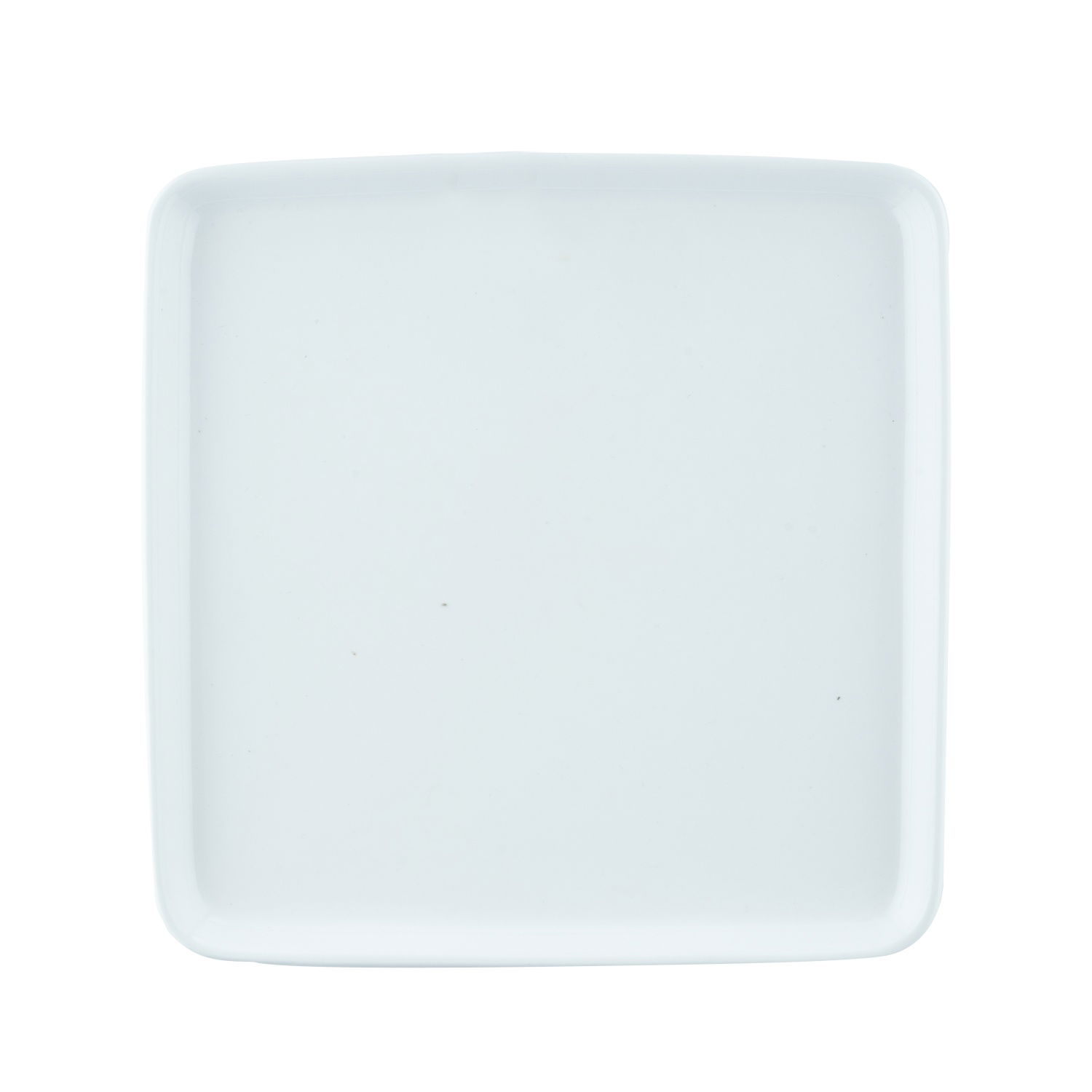 Pietų lėkštė AURORA, kvadratinė, baltos sp., 22 cm