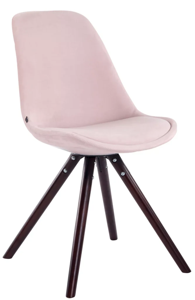 Lankytojų kėdė Toulouse velvet round cappuccino