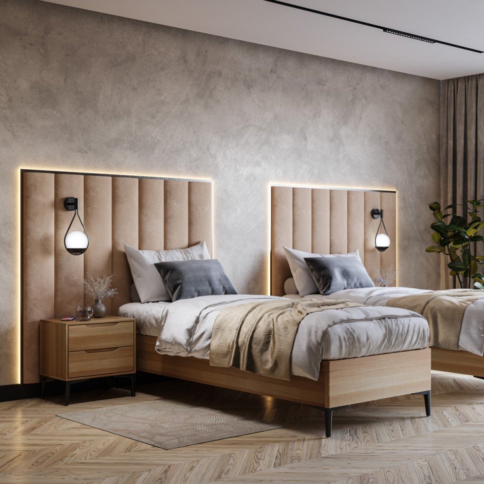 Bukinė Lova kontinentinė LK185 BOX