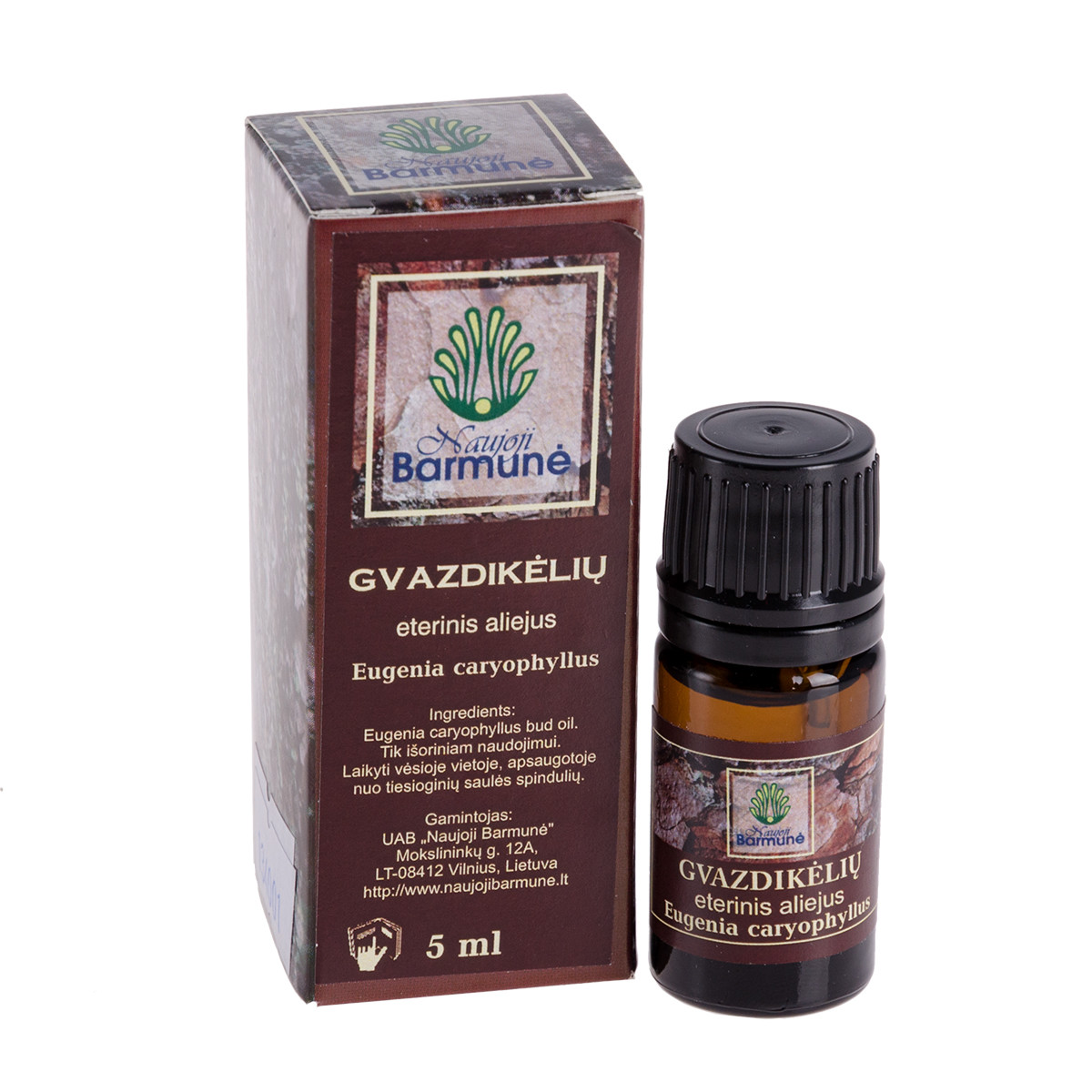 NAUJOJI BARMUNĖ eterinis aliejus GVAZDIKĖLIŲ, 5 ml
