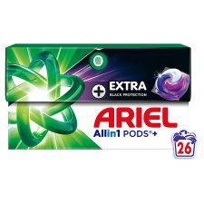 Skalbimo kapsulės ARIEL Black, 26 vnt.