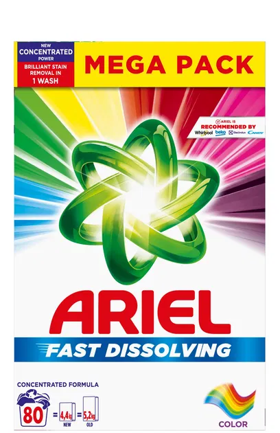 Skalbimo milteliai ARIEL Color, 80 skalb., 4,4 kg