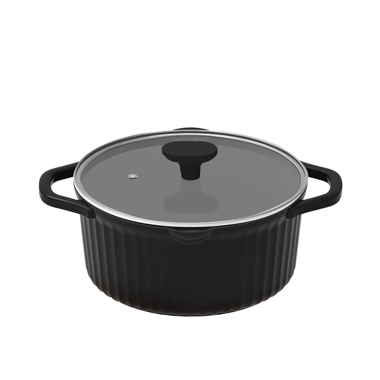 Puodas su dangčiu UNIWELL GREY, 24 cm