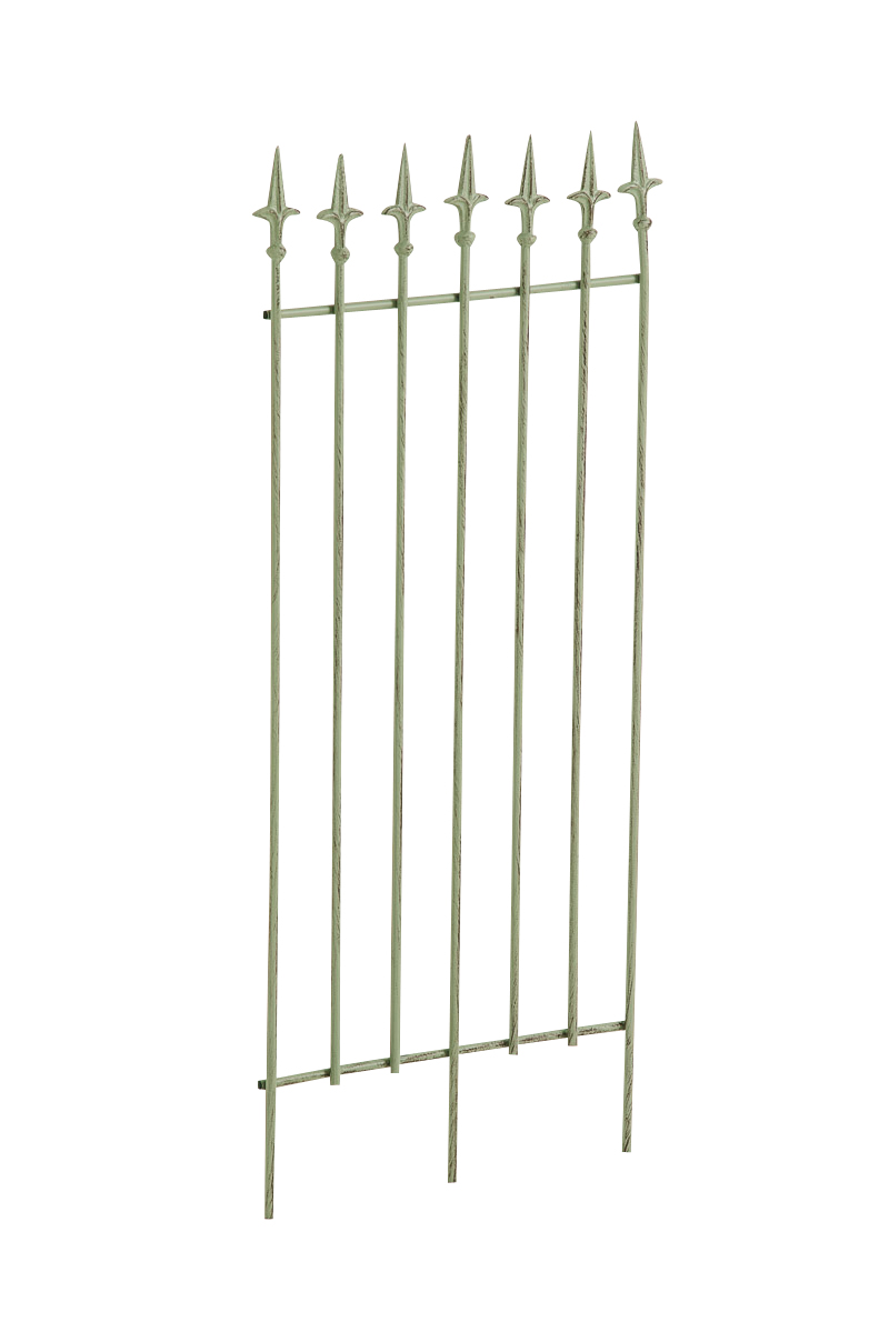 Sodo grotelės ELISA 100 x 50 cm antikvarinės žalios spalvos