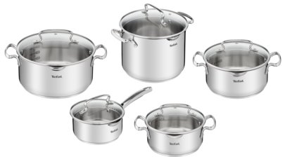 Tefal Duetto+ G719SA74 keptuvių ir puodų rinkinys 10 vnt