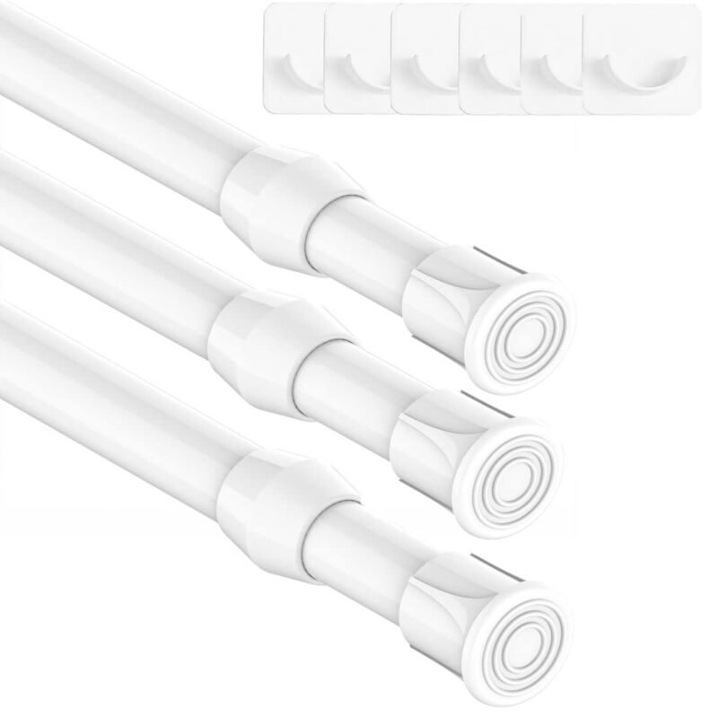 3 dalių užuolaidų karnizas 41–70 cm 13 mm skersmuo