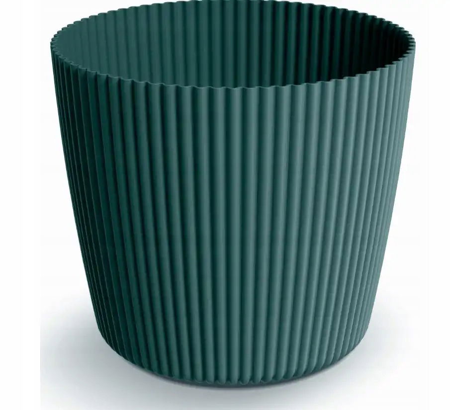 Plastikinis vazonas MILLY ROUND, mėlynos sp., 11 x 10 cm