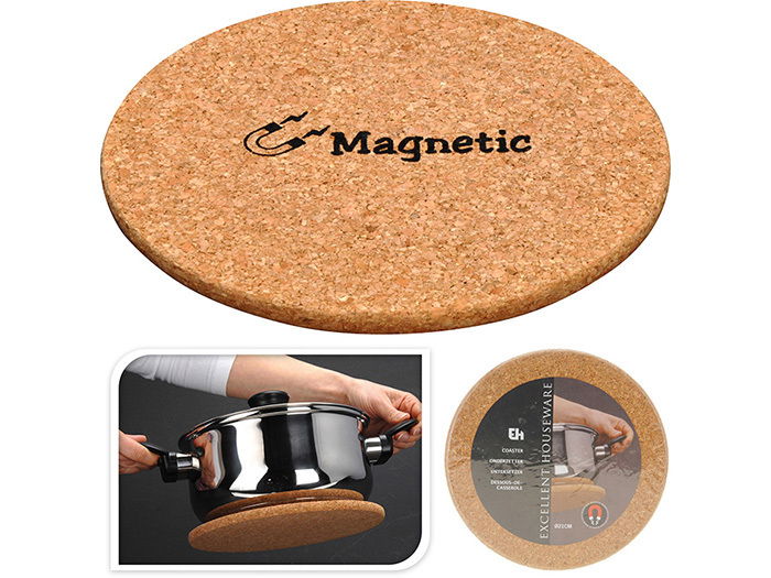 Kamštinis padėkliukas su magnetu ø21 cm