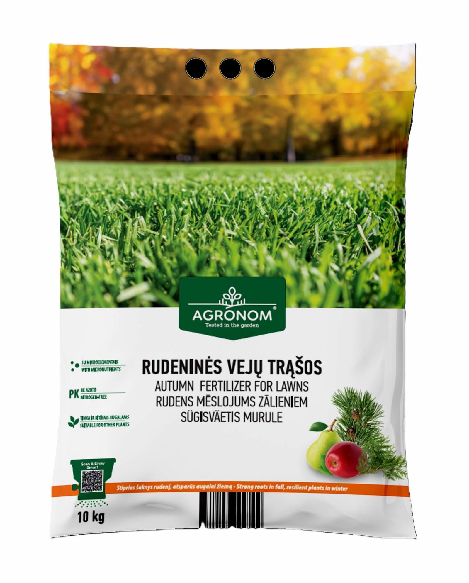 Rudeninės vejų trąšos AGRONOM, 10 kg