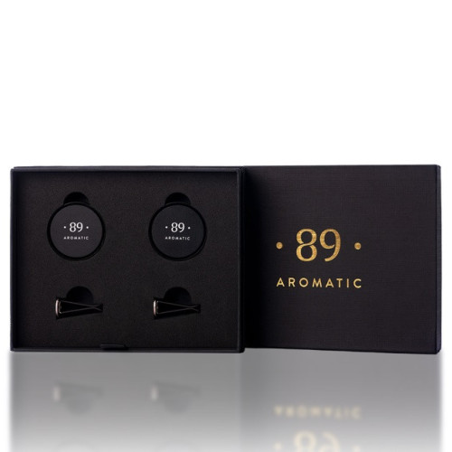 Aromatic 89 Automobilio oro gaiviklių rinkinys su dviem laikikliais į groteles Brasília