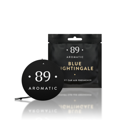 Aromatic 89 Pakabinamas automobilio kvapukas Hanging Paper Air Freshener Blue Nightingale (Saldus gėlių)