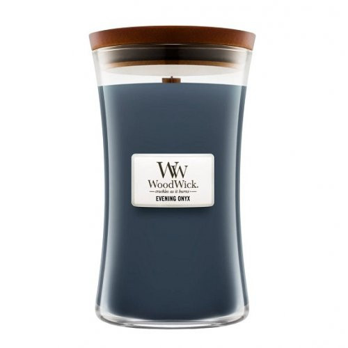 WoodWick Kvapni žvakė Evening Onyx Large Hourglass